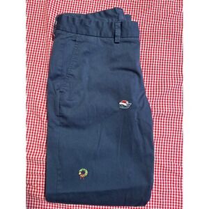 Vineyard Vines Men's Navy Whale Christmas Holiday Chinos Pants 30x30